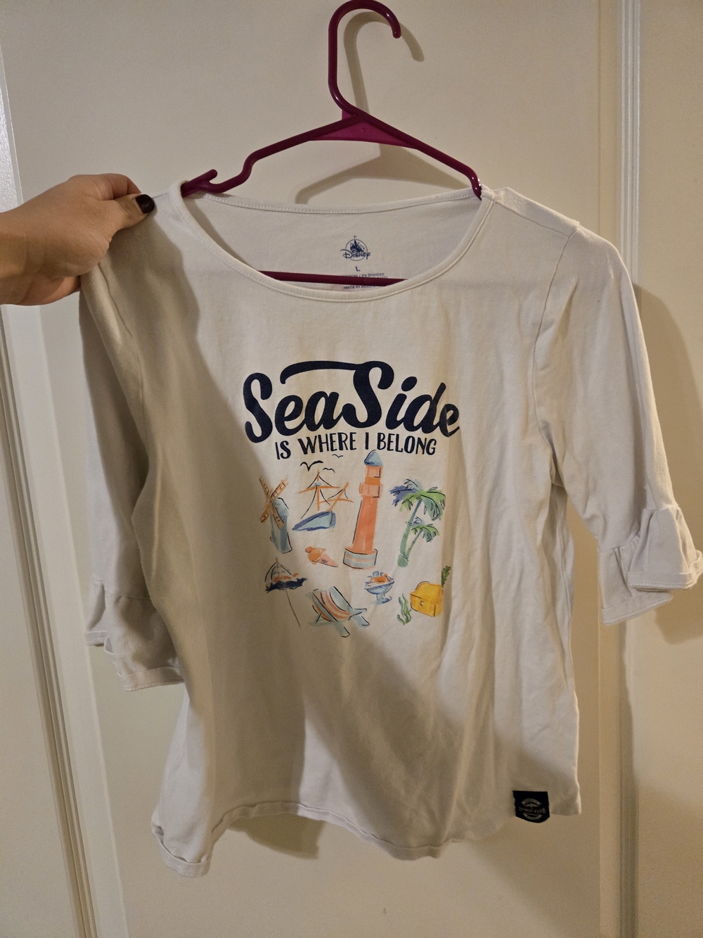 Disney Beach Club Womens Large Shirt